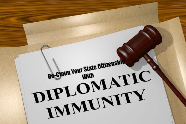 A document with the title of " diplomatic immunity ".