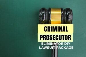 Criminal prosecutor sign