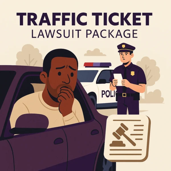TRAFFIC TICKET LAWSUIT PACKAGE
