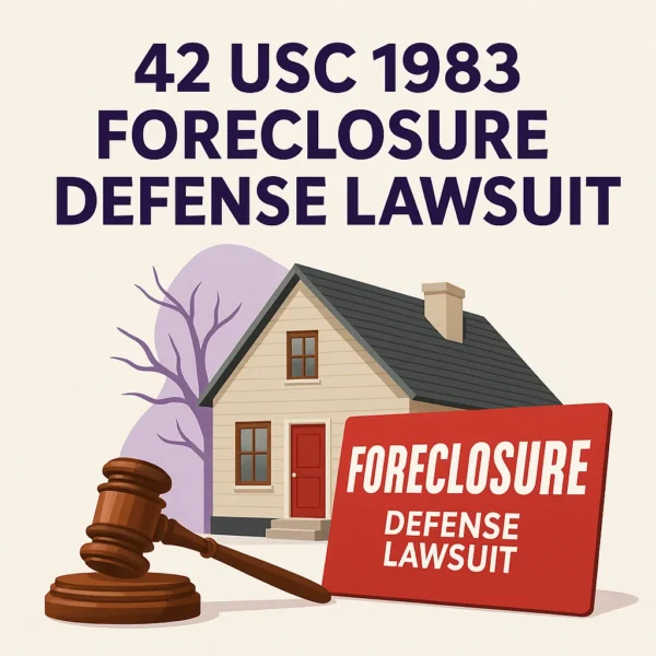 42 USC 1983 FORECLOSURE DEFENSE<span style=" white-space: nowrap;"> LAWSUIT</span>