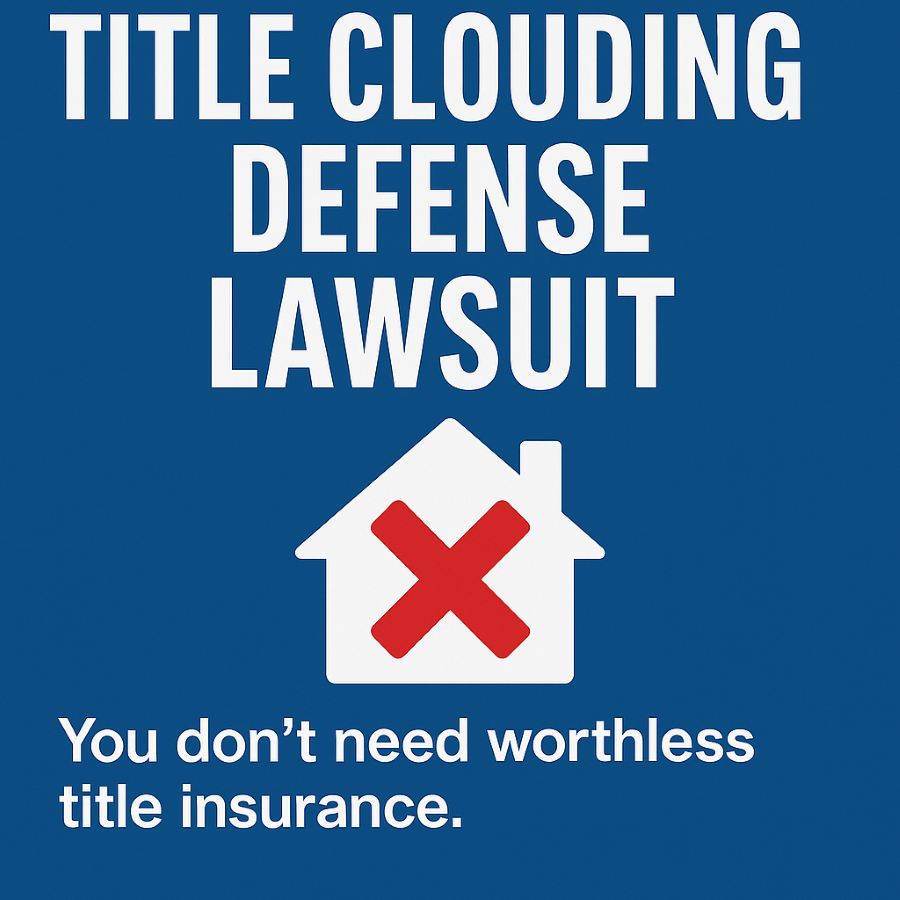 Title Clouding Defense lawsuit