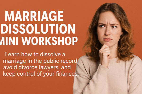 Marriage dissolution sign