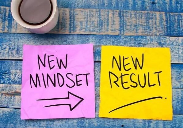 Sign says new mindset and new result